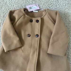NWT: Classic Tan Kids Coat
